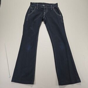 Lucky Brand Lil "Maggie" Flared Jeans Bootcut‎ Dark Wash Denim Womens Size 7w
